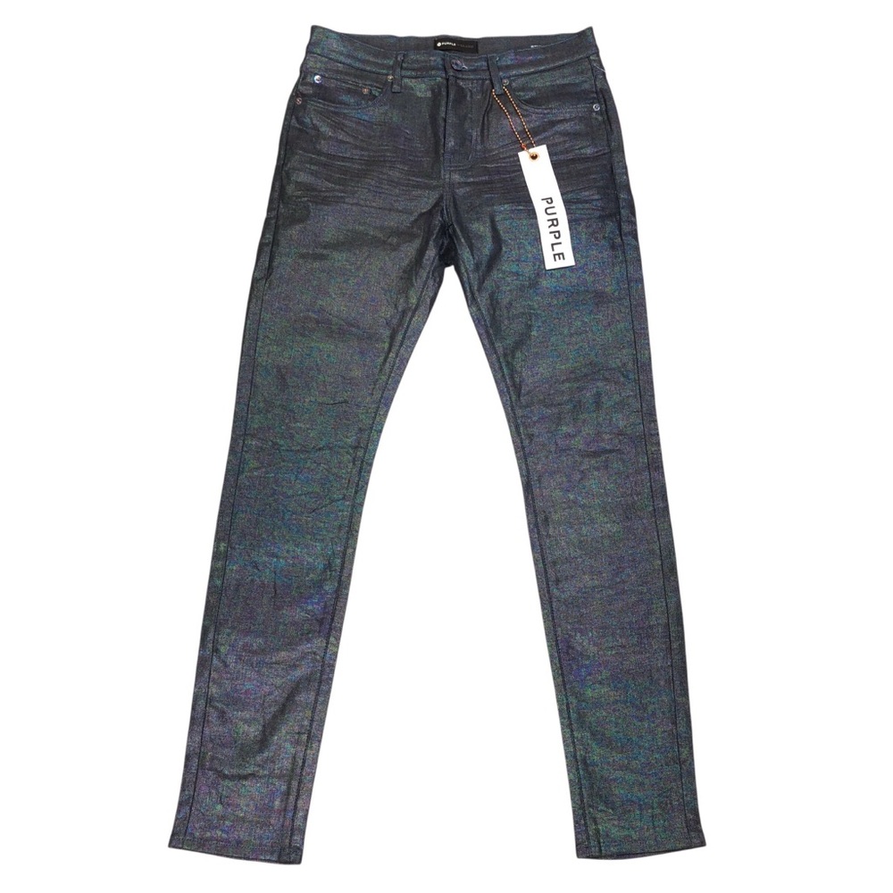 Purple Brand P001 Skinny Jeans Indigo Prism Iridescent Size 31 31X32 NWOT